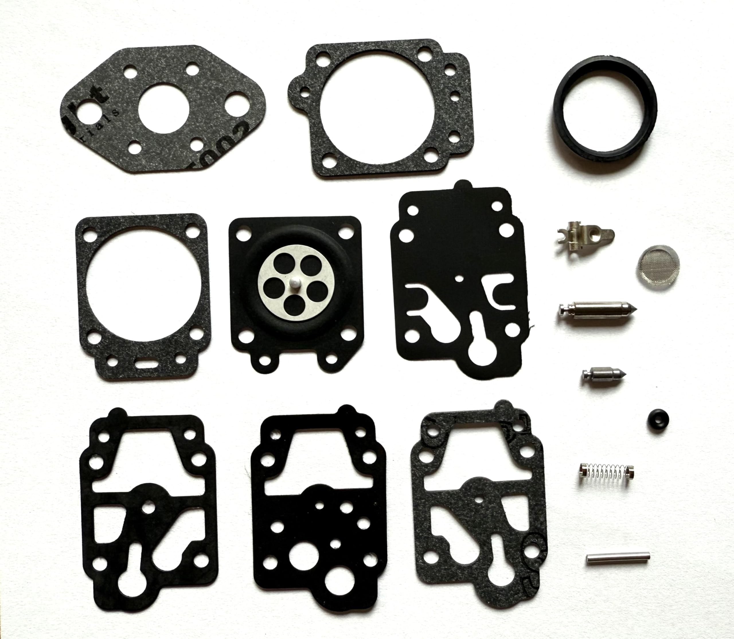 Honda GX22 GX31 Carburetor Rebuild Kit - Compatible with Maruyama LE230, Echo GT1100 & GT2101, Ryobi Trimmer, Walbro WYL-240-1 & WYL-242-1 Carburetors - Replaces K20-WYL - Perfect for Small Engine Repair and Maintenance