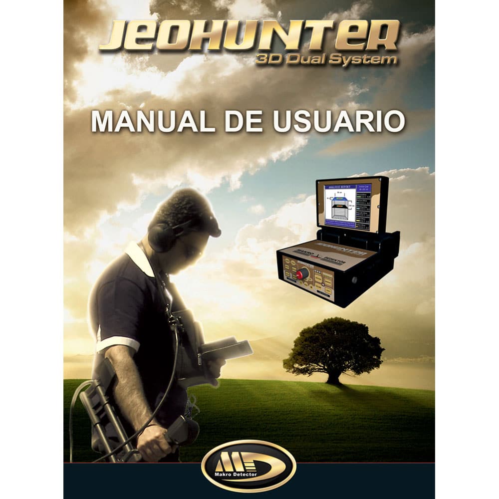 Nokta Jeohunter 3D Dual System Metal Detector - Professional Gold & Treasure Hunting Equipment for Outdoor Adventures