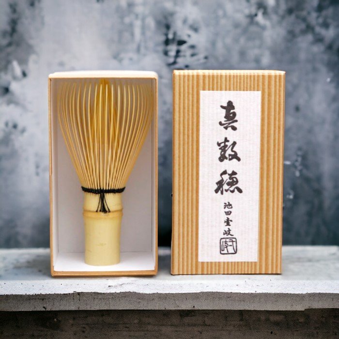 Premium Chasen White Bamboo Handmade Traditional Japanese Matcha Whisk for Authentic Tea Ceremony - Perfect for Matcha Lovers & Home Baristas