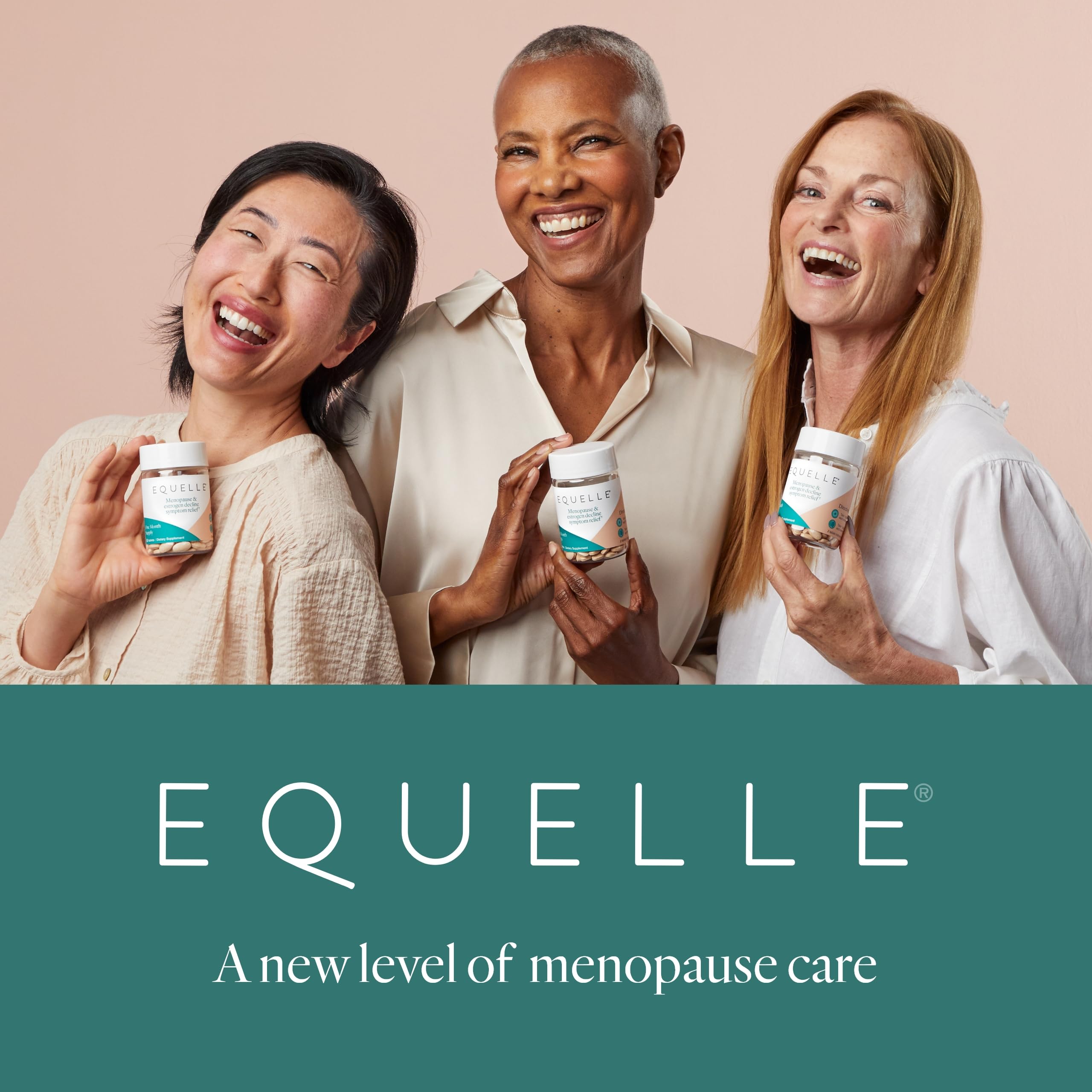 EQUELLE Menopause Supplement for Women - Hot Flash Relief, Better Sleep, Muscle Ache Support - Premium Dietary Supplement with Natural Ingredients - 60 Tablets (2 Pack) - Perfect for Nighttime Relief & Daily Comfort During Menopause Transition
