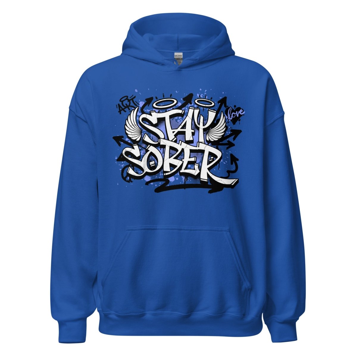Stay Sober Unisex Hoodie - Timeless Commitment to Sobriety | Comfortable & Stylish Recovery Apparel for AA Meetings, Sober Living & Everyday Wear
