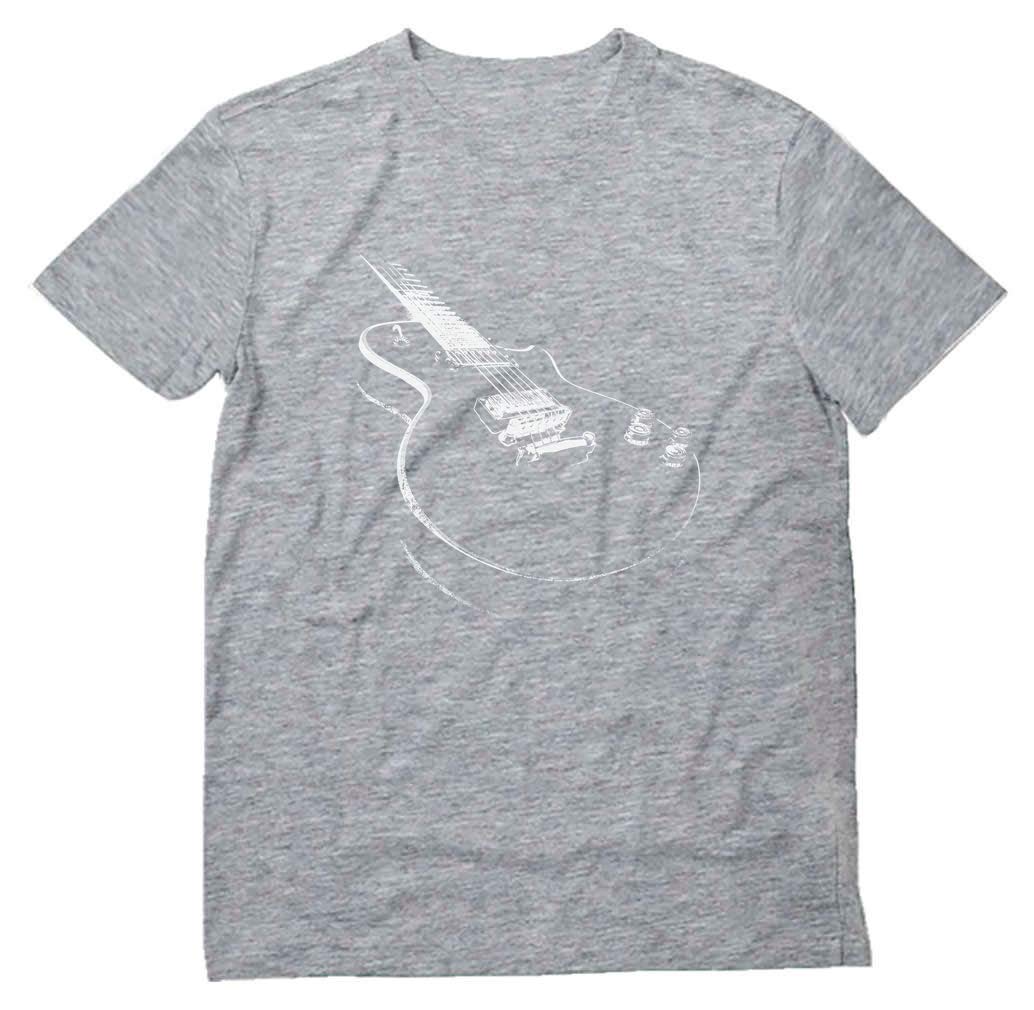 Men's Guitar Printed T-Shirts - Cool Music Gifts for Guitar Players & Musicians - Perfect for Concerts, Band Practice & Music Festivals