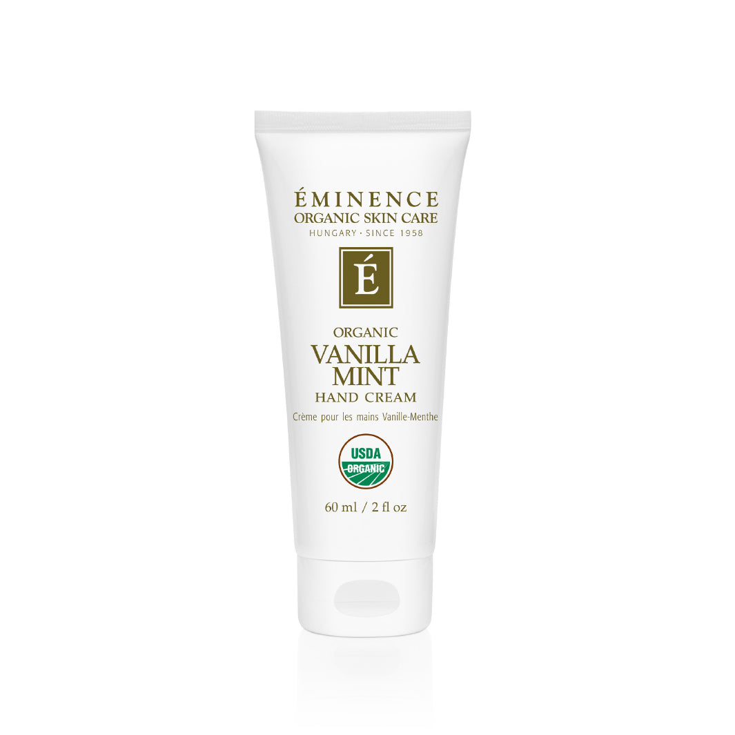 Eminence Organics Vanilla Mint Hand Cream - Moisturizing & Nourishing for Dry Skin - Perfect for Winter Care & Daily Hydration