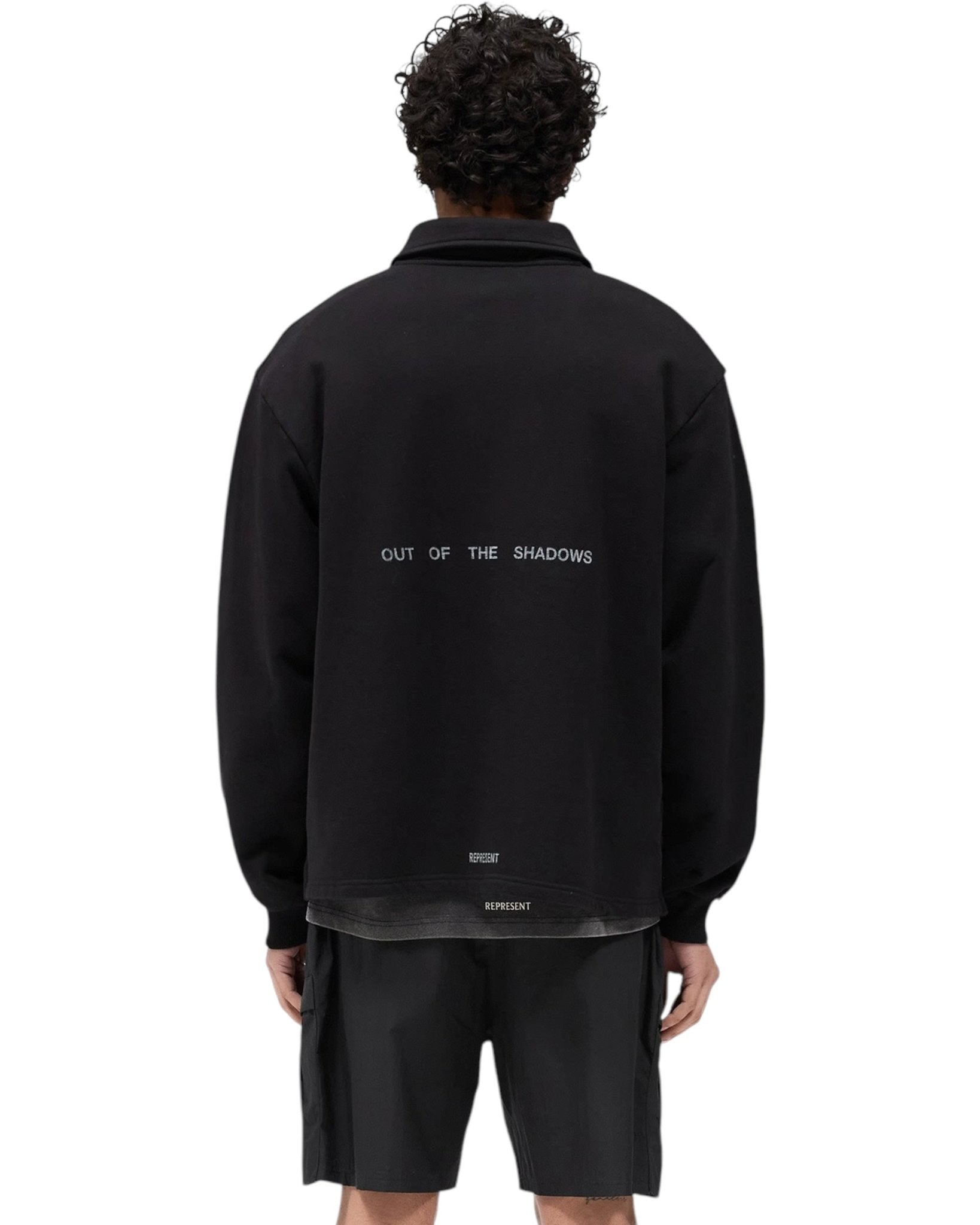 Represent MLM41054 Team Rep Quarter Zip Black Pullover - Lightweight & Stylish for Casual Wear, Sports & Outdoor Activities