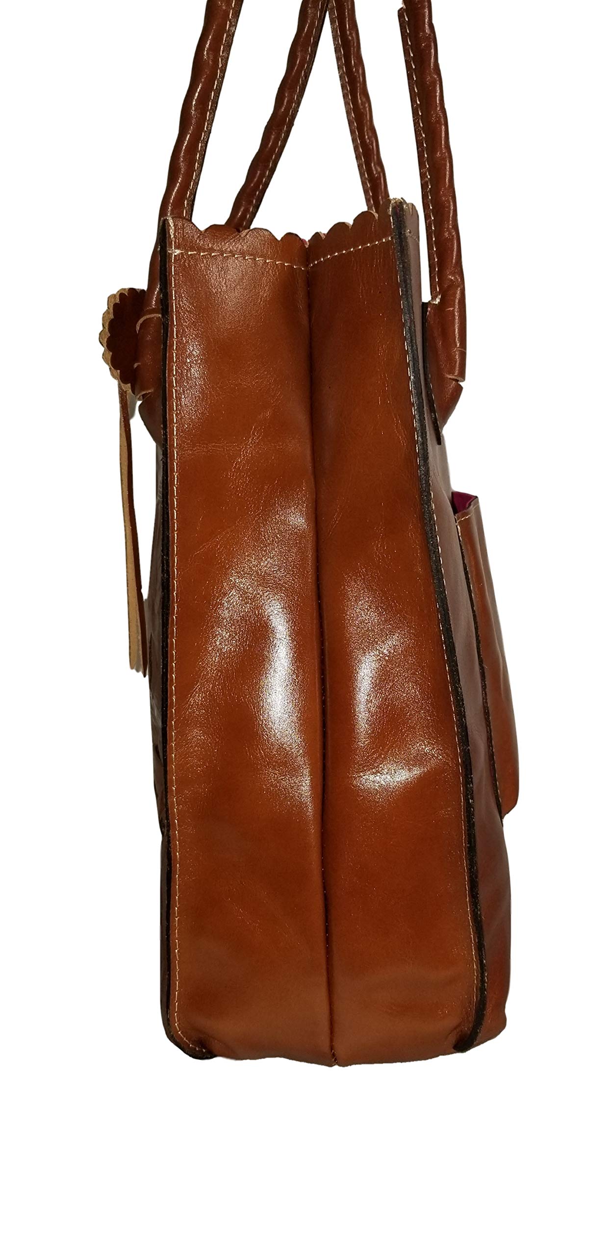 Premium Burnished Tooled Leather Cavo Tote Bag for Women - Stylish & Durable Handbag for Work, Travel & Everyday Use