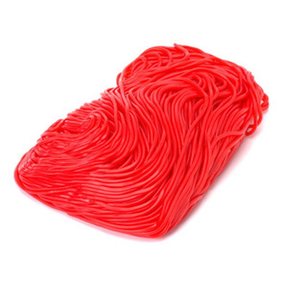 The Nutty Fruit House Red Strawberry Licorice Laces - 1LB Bag of Sweet Shoestring Candy | Perfect for Birthday Parties, Movie Nights & Gift Baskets