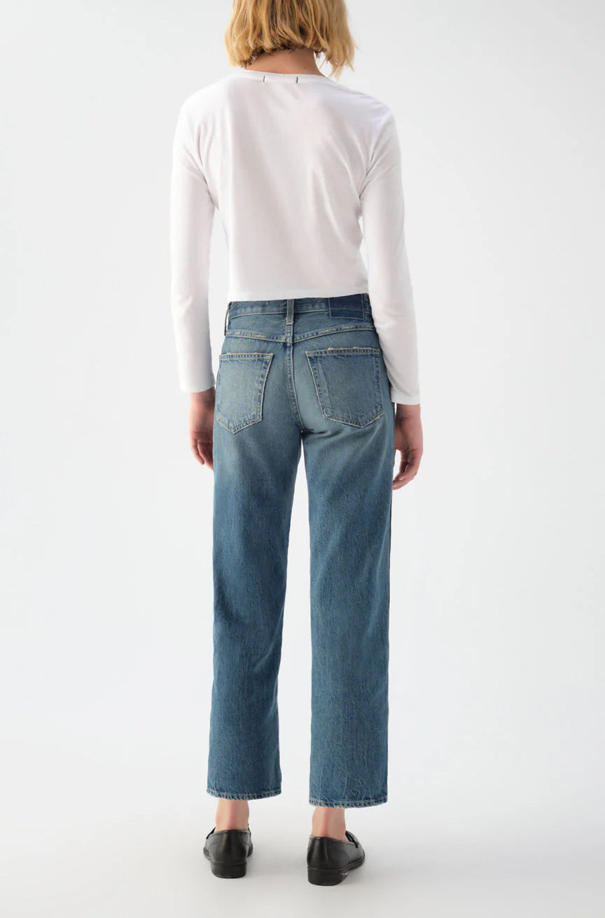Billie Wide Straight Leg Chaperone Jeans - Women's High Waist Comfort Denim Pants for Casual Wear & Everyday Style