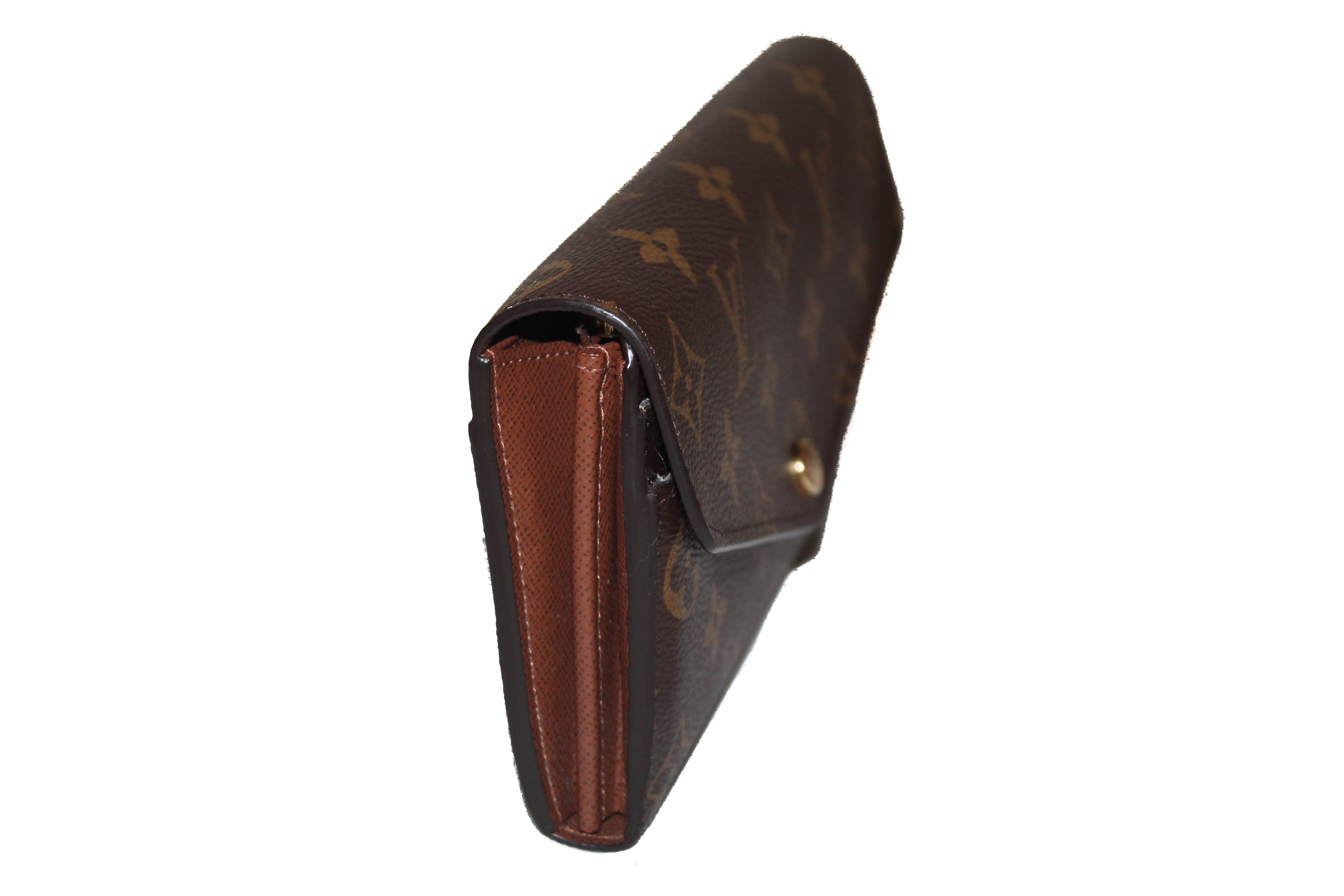 Authentic Louis Vuitton Monogram Sarah Wallet - Luxury Women's Zip Around Wallet with Multiple Card Slots & Coin Pocket | Perfect for Everyday Use, Travel & Gift Giving