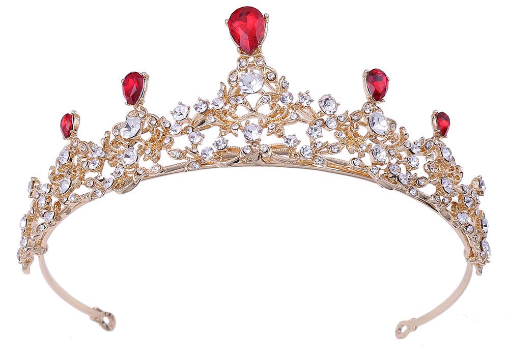 Sparkling Crystal Mermaid Crown - Elegant Birthday Tiara for Princess, Sweet 16 & Quinceañera | Fairy Queen Headband for Parties, Pageants & Special Occasions