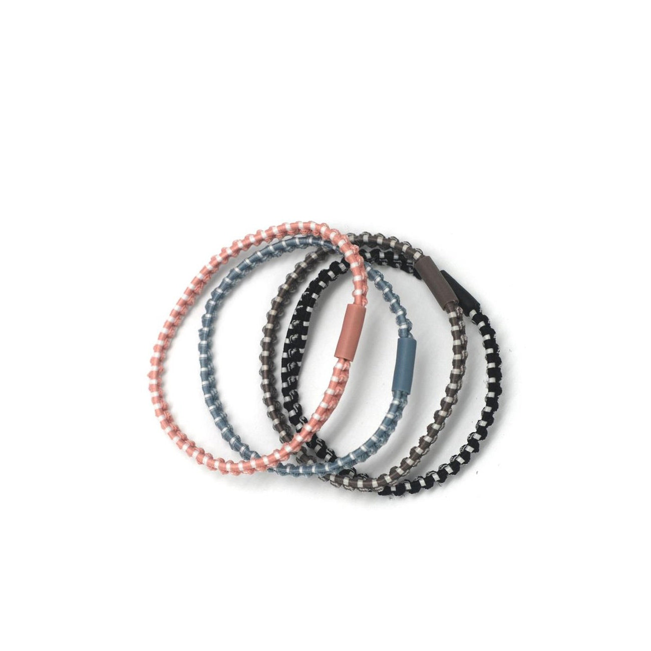 Basic Care Hair Long Lasting Snag-Free Elastic Hair Ties - Colorful Hair Bands for Women & Girls (12 Pack) - Perfect for Workouts, School, and Everyday Styling