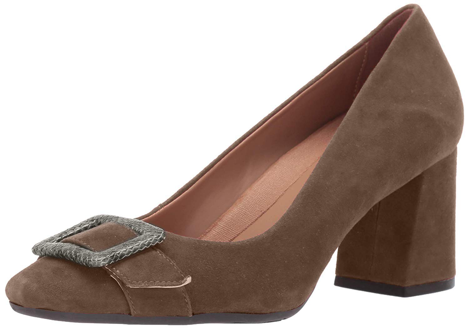 Aerosoles Women's Northwest Pump - Comfortable Low Heel Dress Shoes for Work & Office | Professional Slip-Resistant Pumps with Cushioned Insoles | Perfect for Business, Weddings & Formal Occasions