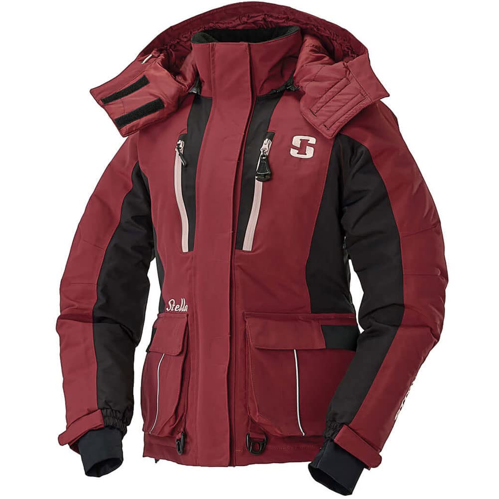 Striker Women's Stella Insulated Windproof Water-Resistant Winter Jacket with Removable Hood - Warm Outdoor Coat for Ice Fishing, Snowboarding, Skiing & Cold Weather Activities
