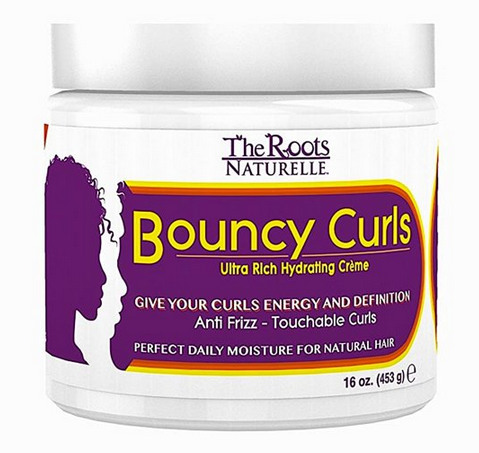 BOUNCY CURLS Ultra Rich Hydrating Cream for Curly Hair - 16oz Deep Moisturizing & Frizz Control - Perfect for Dry, Damaged Hair - Salon Quality Curl Definition & Shine - Use for Daily Styling & Hydration