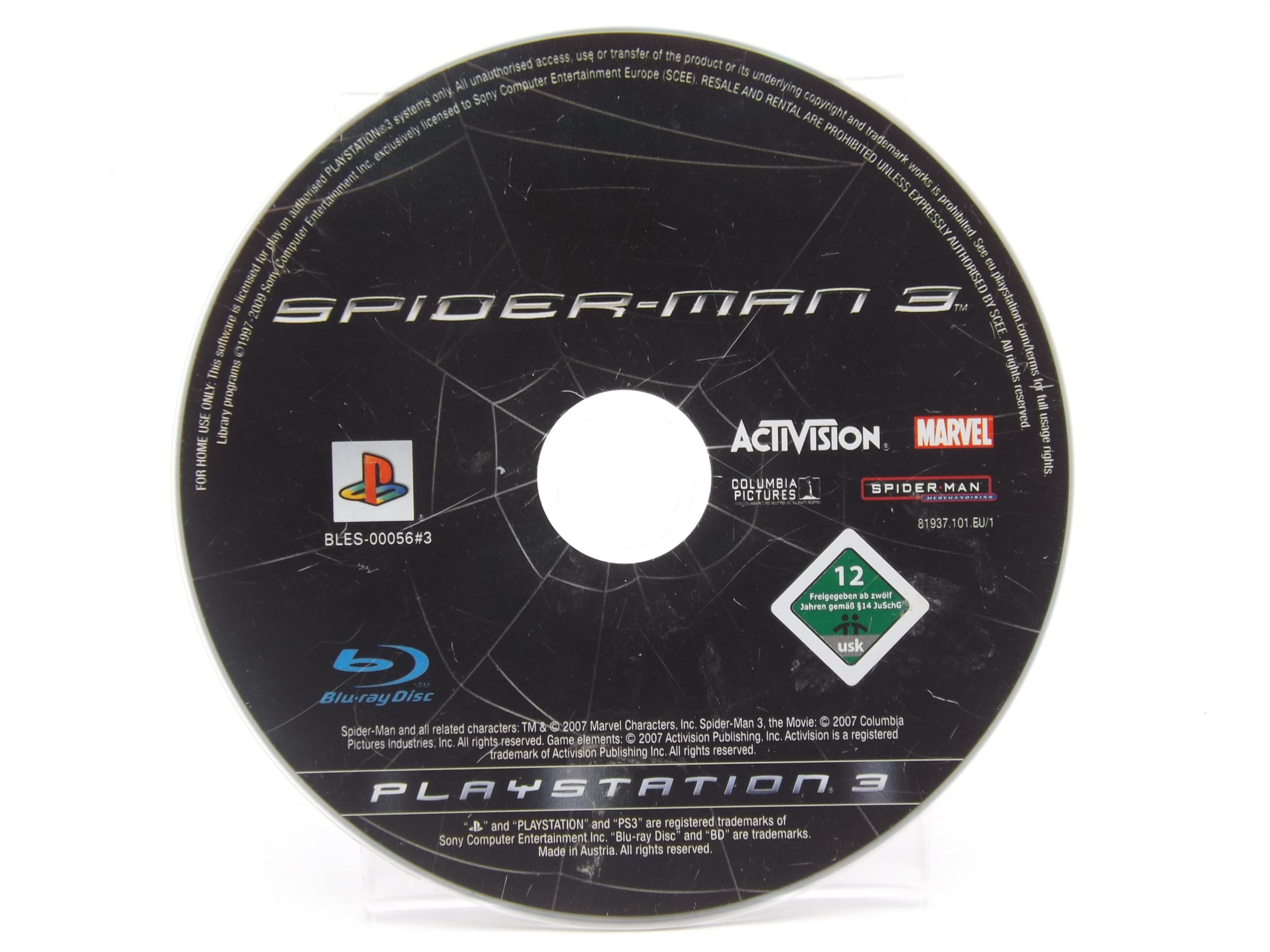 Spider-Man 3 Movie Game for PlayStation 3 - Action-Adventure Superhero Video Game | Perfect for Marvel Fans & PS3 Collectors