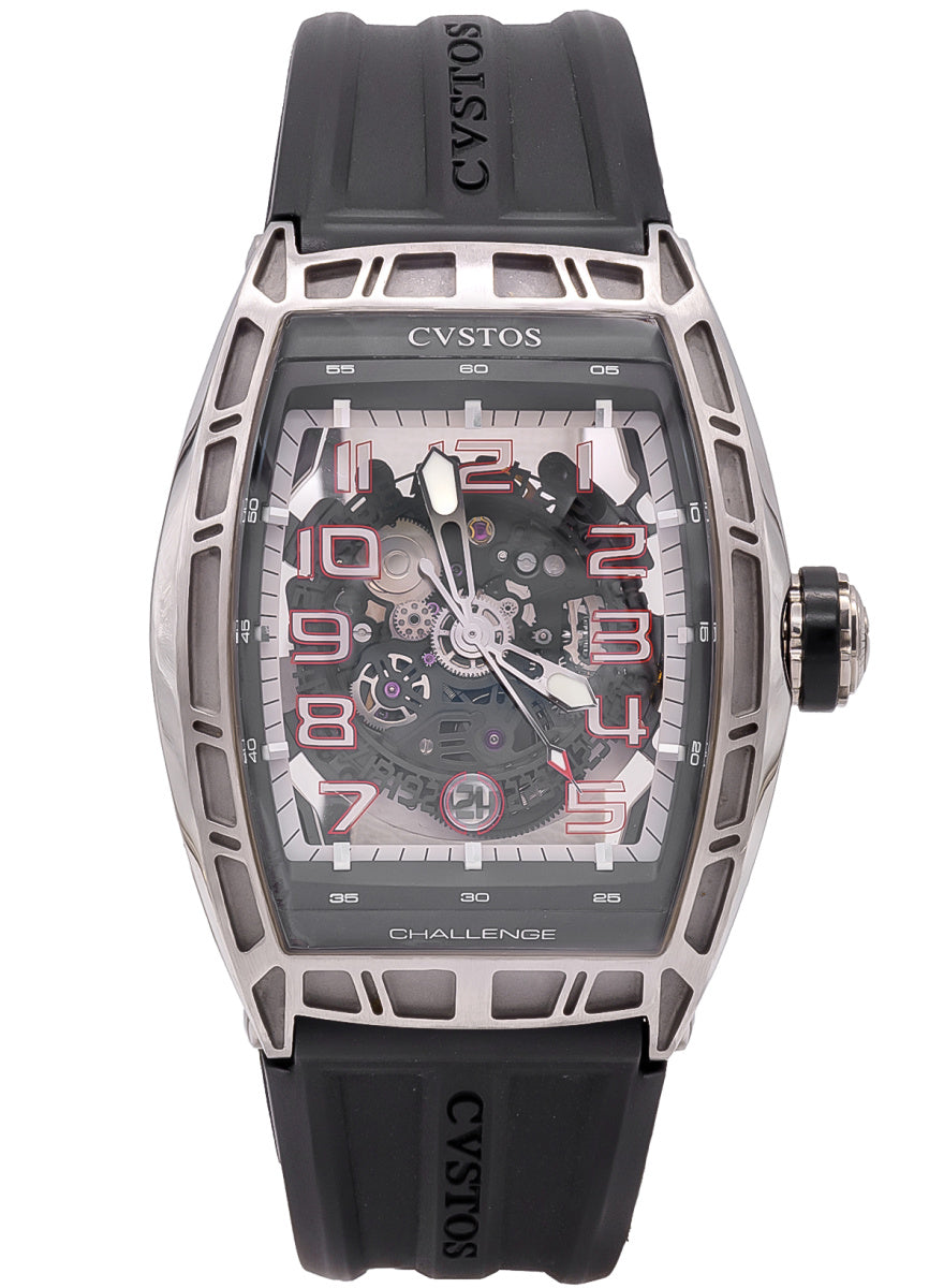 CVSTOS Challenge Jet Liner SL Stainless Steel Men's Luxury Watch - Perfect for Business, Travel & Special Occasions