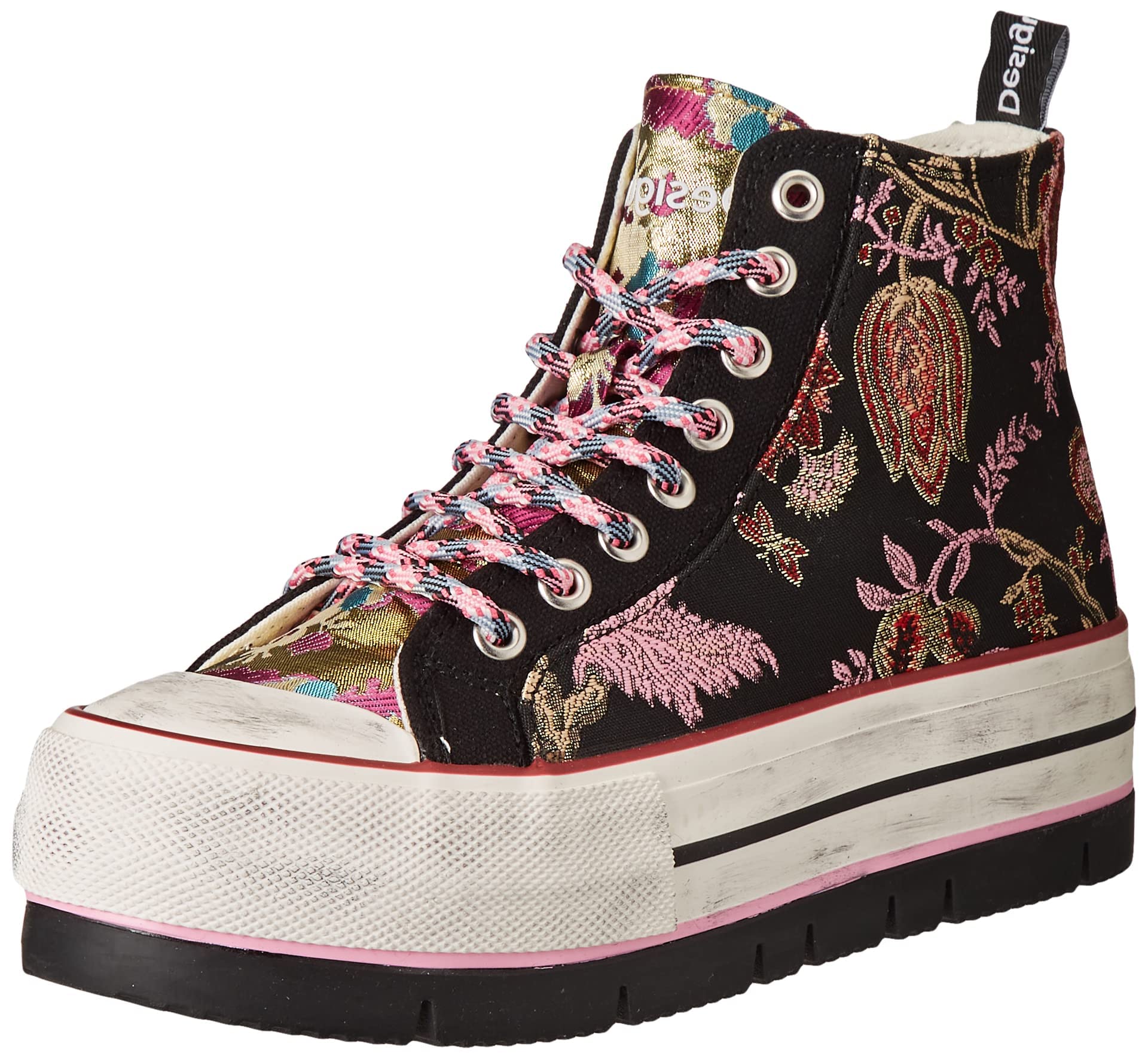 Desigual Women's Casual Sneakers - Comfortable Walking Shoes for Women | Fashion Sneakers for Everyday Wear, Work, Travel & Running