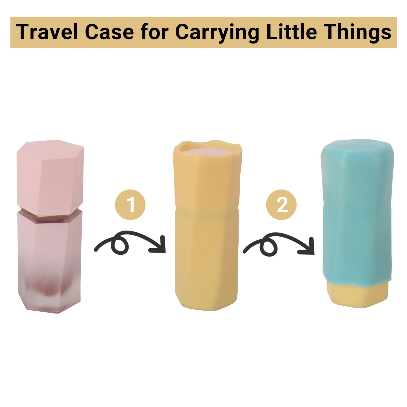 16 Pack Silicone Bottle Covers - Leak Proof Travel Toiletry Organizers for Women & Men | Cruise Essentials, TSA Approved Liquid Containers | Perfect for Airplane, Gym & Vacation Packing