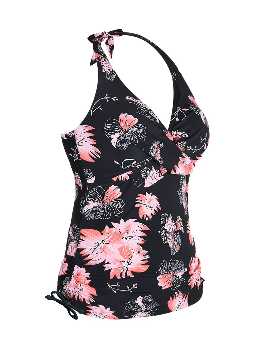 Hilor Full Coverage Women's One Piece Swimsuit - High Waisted Tummy Control Bathing Suit for Swimming, Beach & Vacation