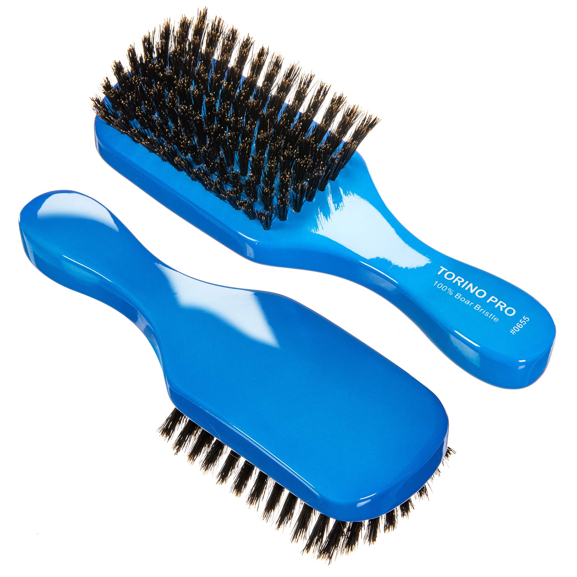 Brush King Torino Pro Wave Brushes #0655 - Soft Club Brush for Hair Styling & Detangling | Perfect for Salons, Home Use & Travel