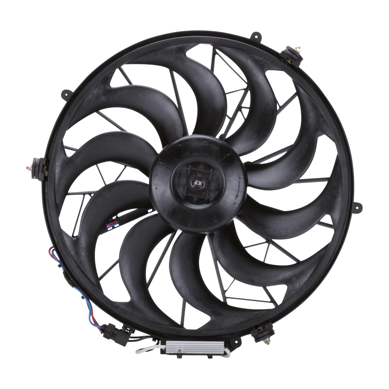 TYC A/C Condenser Fan Assembly 611230 - Replacement Cooling Fan for Car AC System - Perfect for Vehicle Air Conditioning Repair & Maintenance
