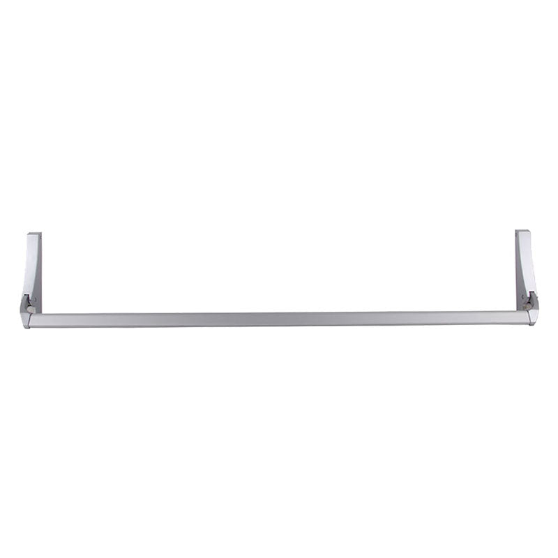 Falcon 2092NL OP/HB OP 44IN LHR P28 Narrow Stile Crossbar Exit Device - 44 Inch Bar, Night Latch & Hold Back, Hex Dogging, Left Hand Reverse, Aluminum (No Cylinder) - Ideal for Commercial Buildings, Schools, and Office Security Doors