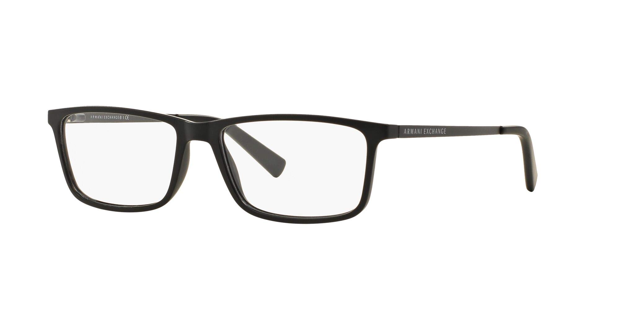 Armani Exchange AX3027 Men's Rectangular Prescription Eyeglass Frames - Stylish & Durable Eyewear for Work, Driving & Everyday Use