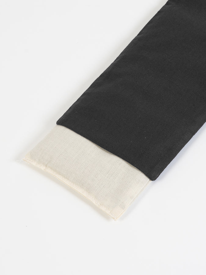 Organic Flaxseed Eye Pillow with Lavender Scent - GOTS Certified for Yoga, Meditation & Stress Relief - Perfect for Home Spa, Studio Relaxation & Travel Comfort