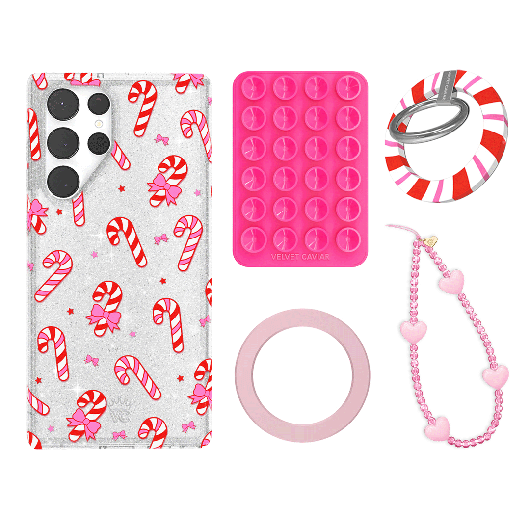 Peppermint Princess Galaxy Bundle Set - Cute & Comfortable Grip for Pens, Pencils & Stylus - Perfect for School, Office & Digital Art