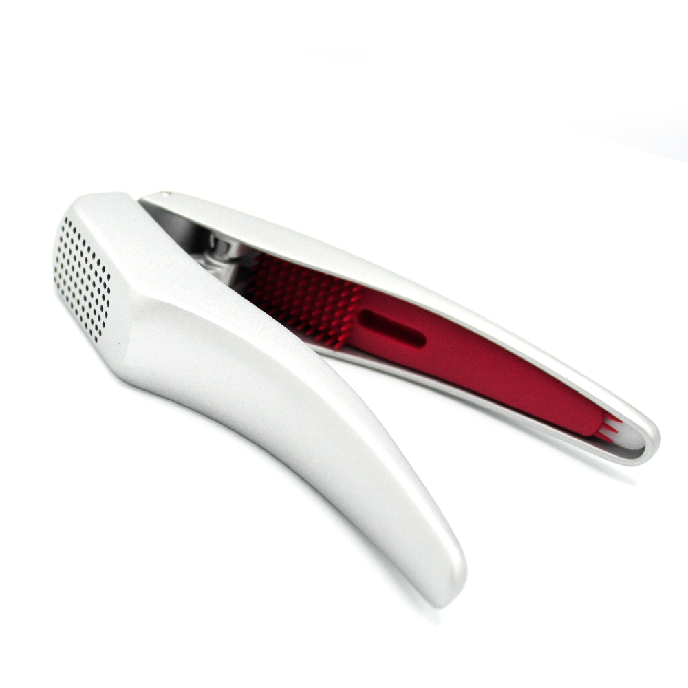 Premium Stainless Steel Garlic Press - Heavy Duty, Easy Squeeze & Clean - Perfect for Cooking, Baking & Meal Prep - Ideal for Garlic Lovers & Home Chefs