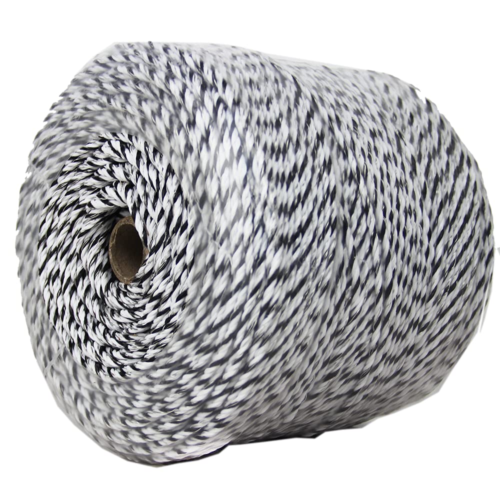 Electric Fence Polywire 1312 Feet (400 Meters) - 9-Strand Stainless Steel Conductive Wire for Portable Electric Fencing | Durable, Rust-Resistant | Ideal for Livestock Containment, Pasture Management & Farm Security