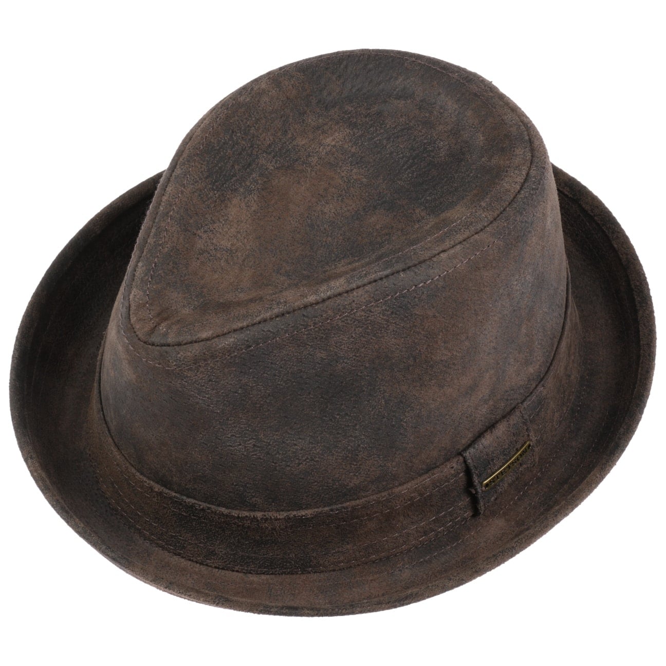 Stetson Radcliff Leather Player Hat – Premium Genuine Leather Cowboy Hat for Men – Perfect for Western Rides, Country Music Festivals & Outdoor Adventures