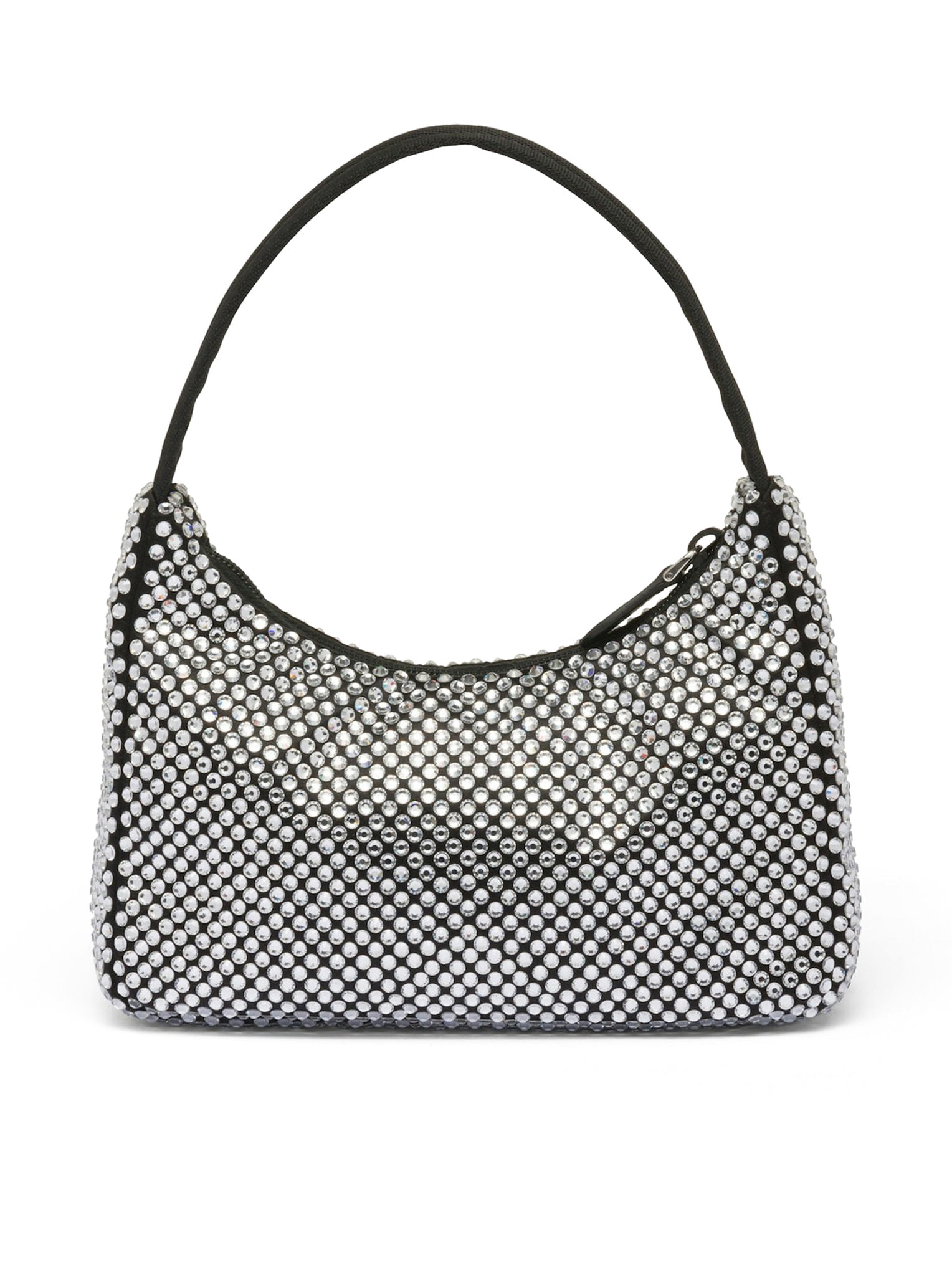 Elegant Mini Satin Clutch Bag with Sparkling Crystals - Perfect for Evening Parties, Weddings & Special Occasions
