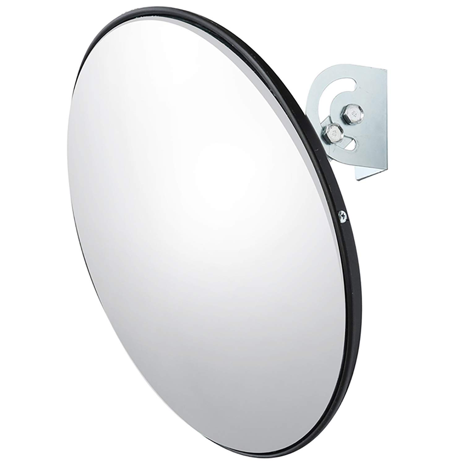 80cm Round Indoor Security Mirror - Blind Spot Traffic Convex Mirror for Driveway, Crossroad, Store, Garage & Office Surveillance - Perfect for Parking Lots, Warehouses and Retail Security