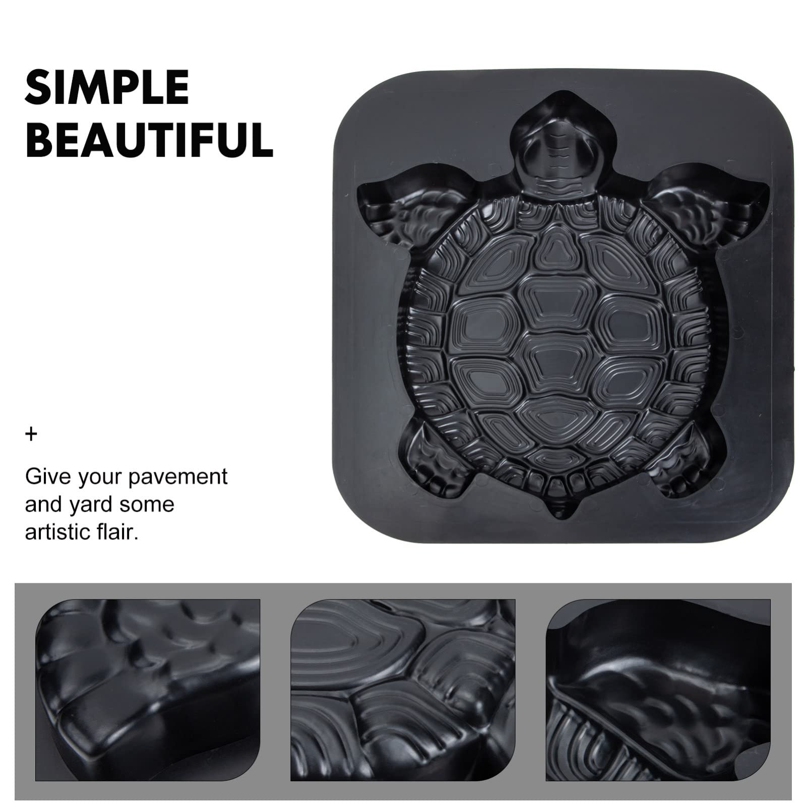 BESPORTBLE Plastic Pavement Mold - DIY Concrete Path Maker for Sidewalk, Backyard & Garden Landscaping - Animal Stencils Paving Mould for Stone & Cement Projects - Perfect for Walkways, Patios & Outdoor Decor
