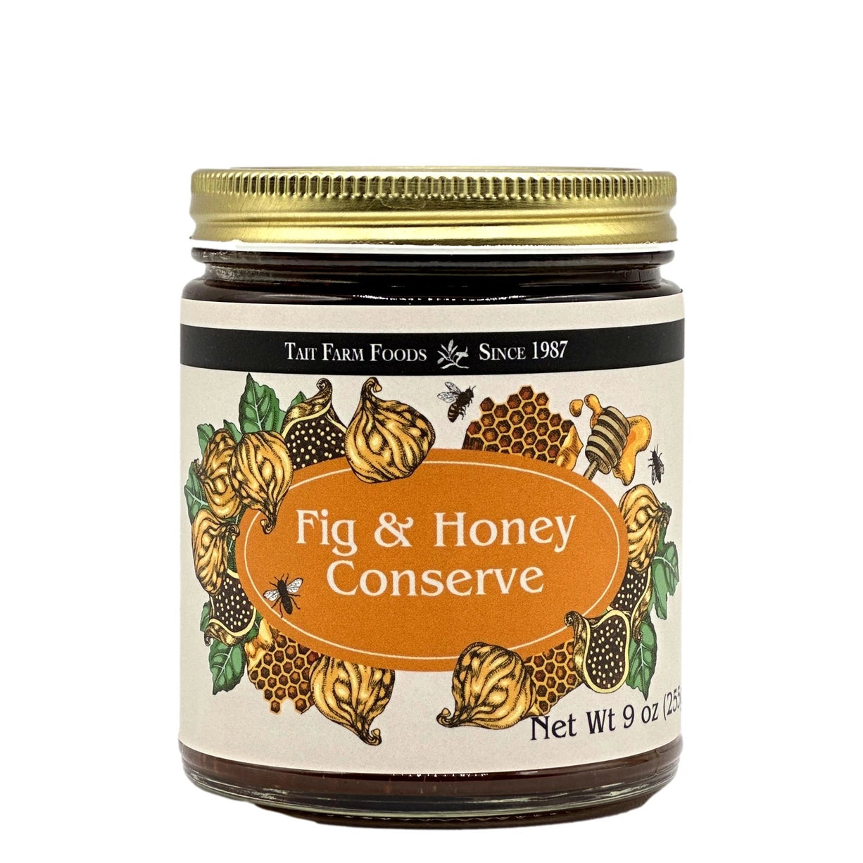 Premium Fig & Honey Preserve - Artisan Fruit Spread, Gluten-Free & Non-GMO - Perfect for Toast, Cheese Pairing & Gourmet Gift Giving