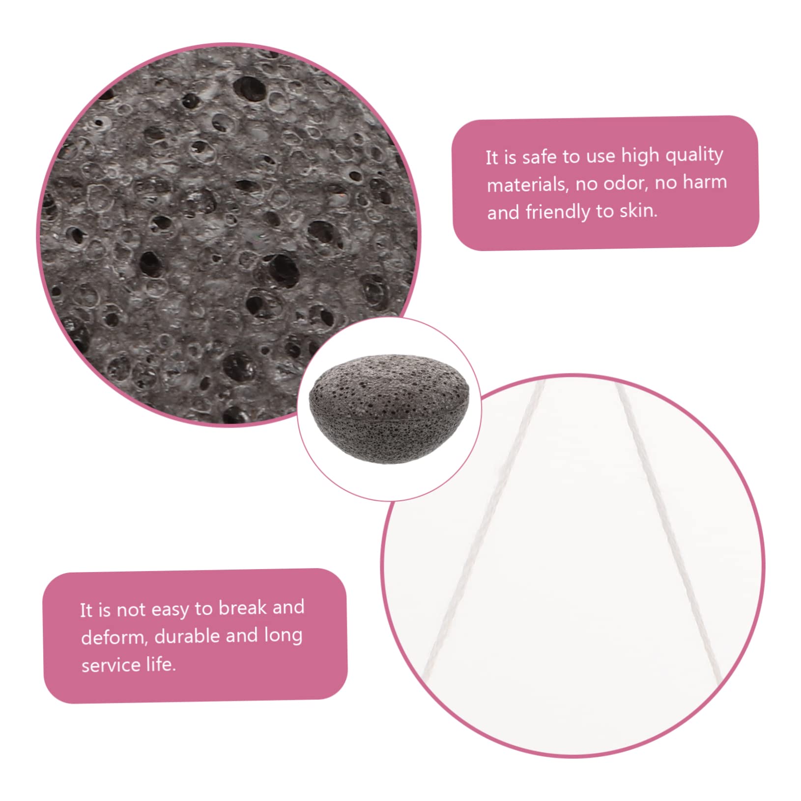 Angoily Soft Facial Cleansing Sponges for Makeup Removal - Gentle Exfoliating Wash Puff for Sensitive Skin | Perfect for Daily Face Cleansing & Travel Skincare Routine