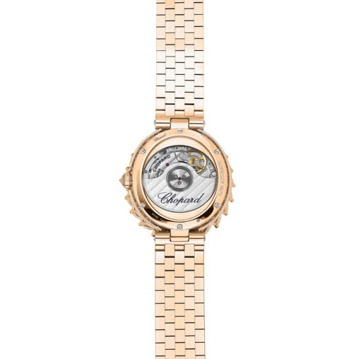 Chopard L'Heure Du Diamant 18k Rose Gold Diamond Women's Luxury Watch - Elegant Timepiece for Special Occasions & Formal Events