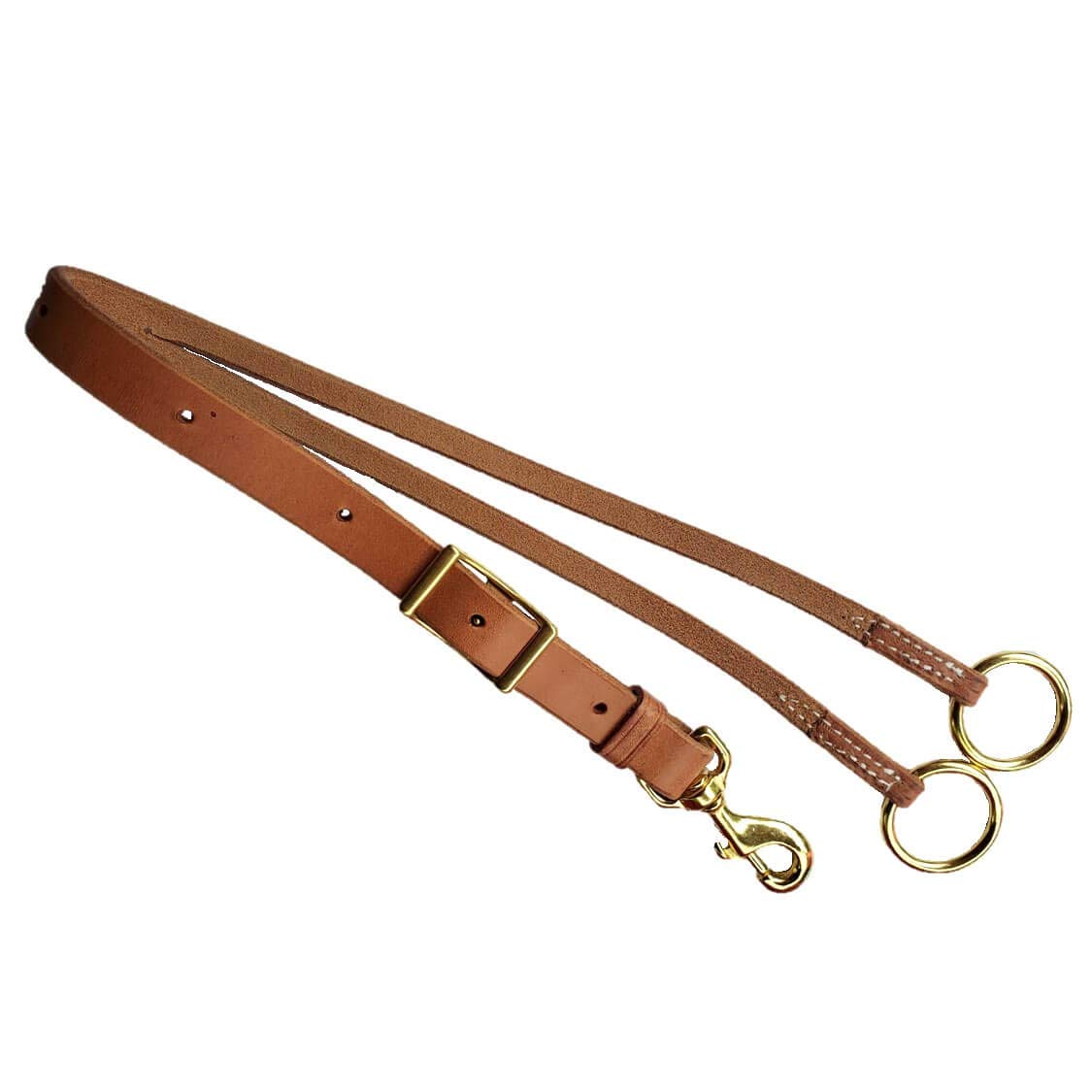 Premium Hill Leather Dog Training Forks with Durable Brass Hardware – Perfect for Obedience Training, Agility Exercises & Professional Canine Handling