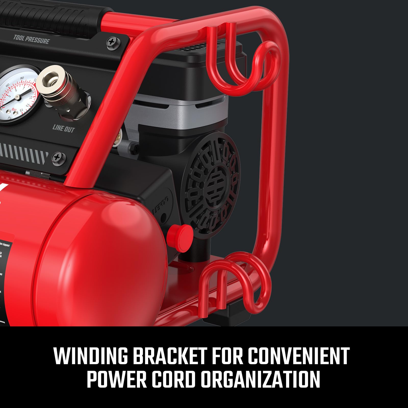 CRAFTSMAN 1 Gallon Ultra Quiet Oil-Free Air Compressor - 1/2 HP, 125 PSI, Horizontal Portable Air Pump for Car Tires, Nail Guns & Pneumatic Tools - Perfect for Home Garage, DIY Projects & Professional Use