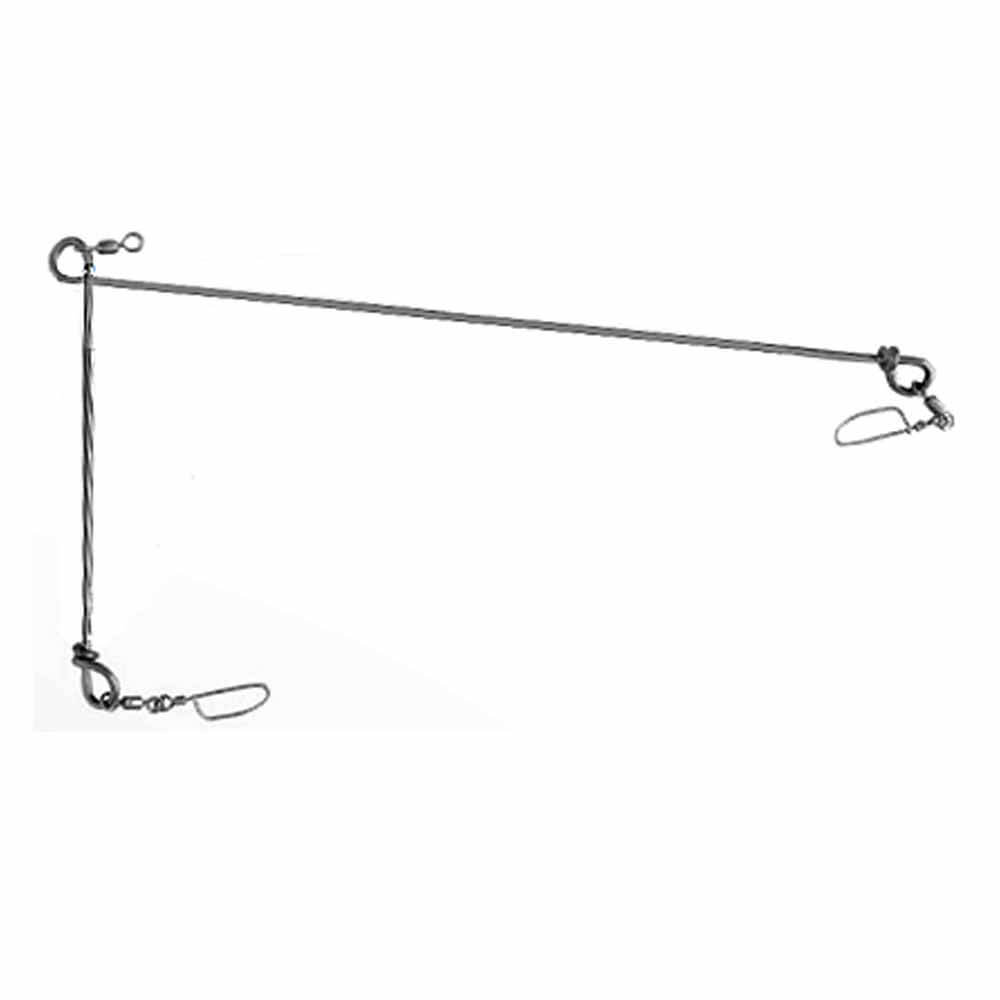 Tile Fish L-Shaped Spreader Bar for Fishing - Heavy Duty Stainless Steel Spreader Bar for Deep Sea Fishing & Trolling - Perfect for Offshore, Big Game, and Saltwater Fishing
