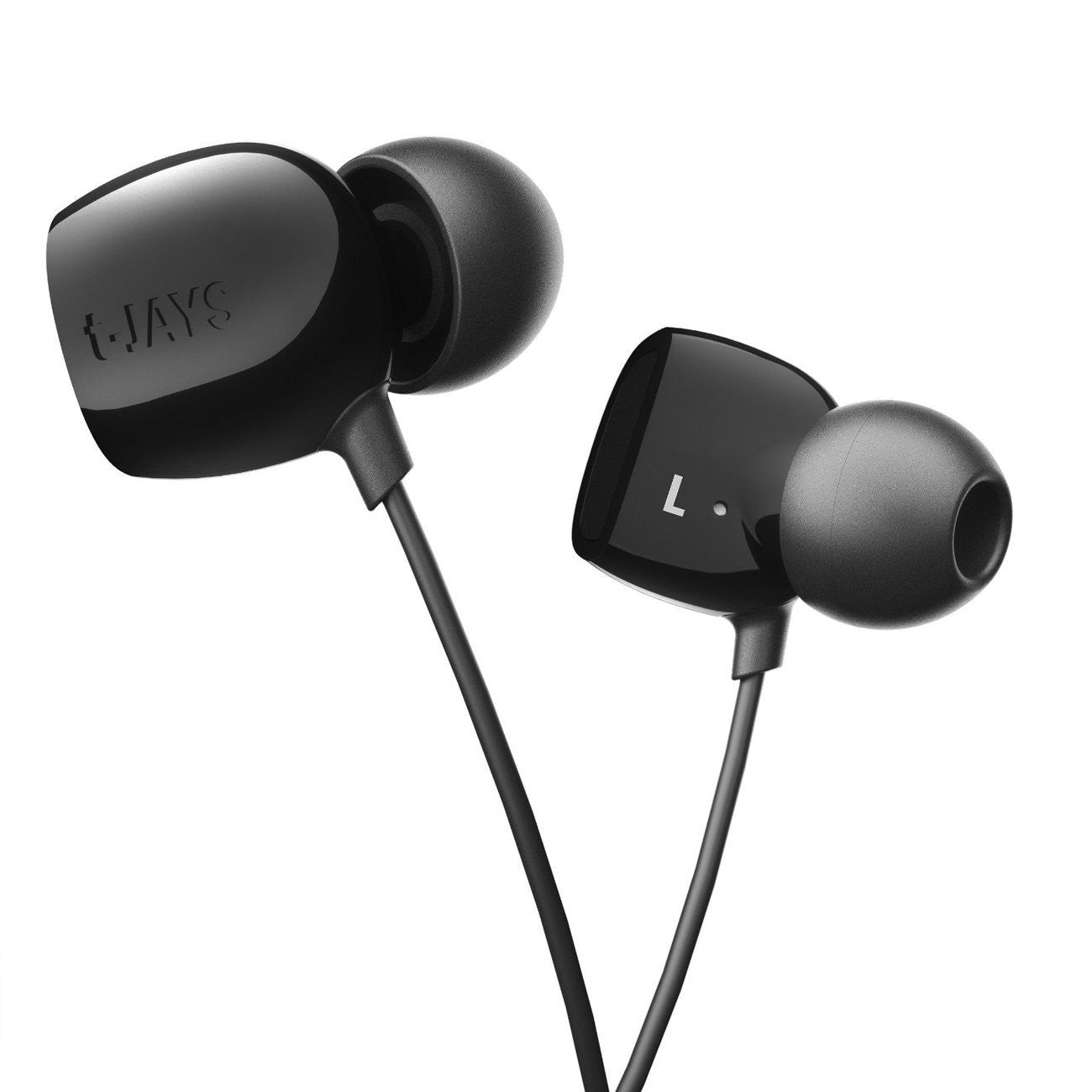 JAYS T-JAYS Three Premium In-Ear Headphones - High-Quality Sound for Music, Gaming & Travel