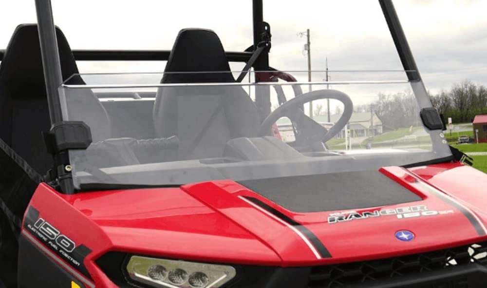 Falcon Ridge Tinted Half Front Windshield for Polaris Ranger 150 UTV (2018-2025) - Durable & Scratch-Resistant for Off-Road Adventures & Trail Riding