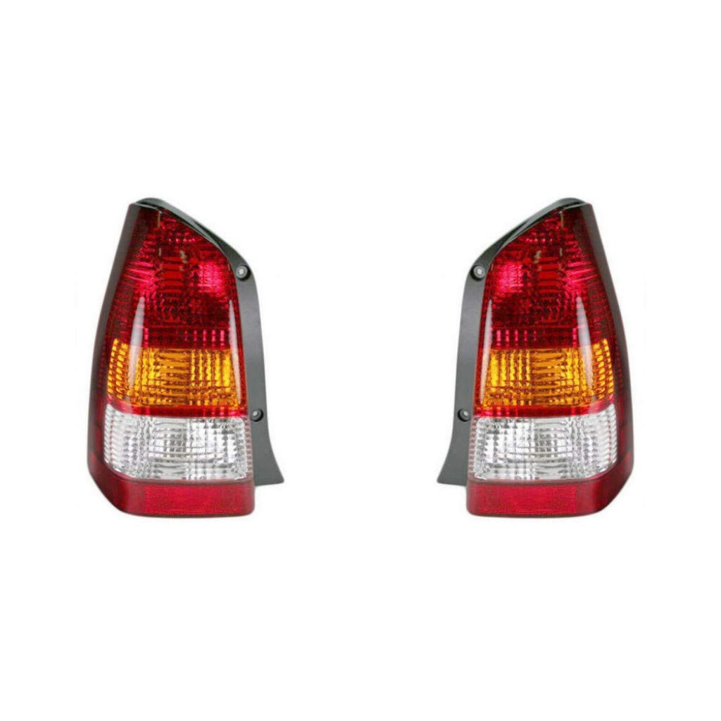 2001-2004 Mazda Tribute Tail Light Pair - Driver & Passenger Side Replacement for MA2800115, MA2801115 | EC01-51-180D, EC01-51-170D - Perfect for Night Driving & Vehicle Safety Enhancement