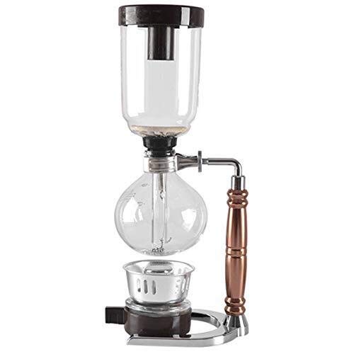 Premium Japanese Style Siphon Coffee Maker - 3 Cup Glass Vacuum Coffee Brewer with Filter for Rich Flavor | Perfect for Home Brewing, Cafe Use & Gift Giving
