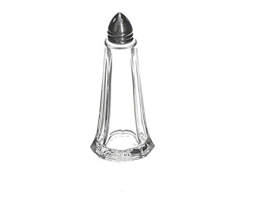 American Metalcraft Glass Eiffel Tower Salt and Pepper Shaker Set - Elegant Parisian Kitchen Decor for Dining Table & Home Décor