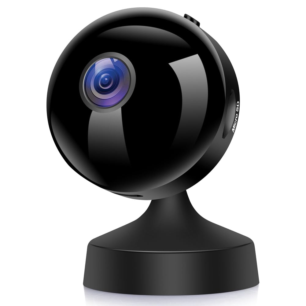 LOLPALONE Wireless Security Camera for Outdoor & Indoor Use - 1080p HD Video, Night Vision, Motion Detection - Ideal for Home Surveillance, Baby Monitoring & Pet Watching