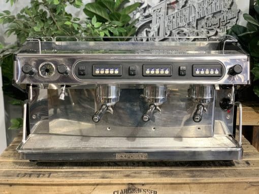 Expobar Rafael 3 Group Commercial Espresso Machine - Black | Professional Coffee Bar Equipment for Cafes, Restaurants & Home Use