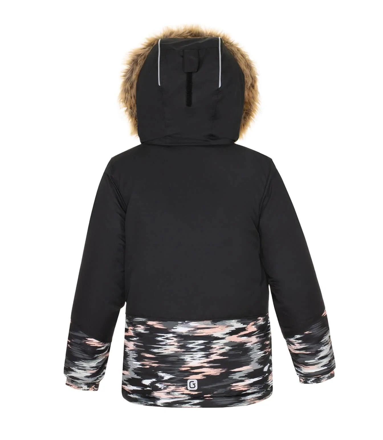 Gusti Pamella Winter Snowsuit for Women - Waterproof Insulated Ski Jacket & Pants Set - Black - Perfect for Skiing, Snowboarding & Cold Weather Outdoor Activities