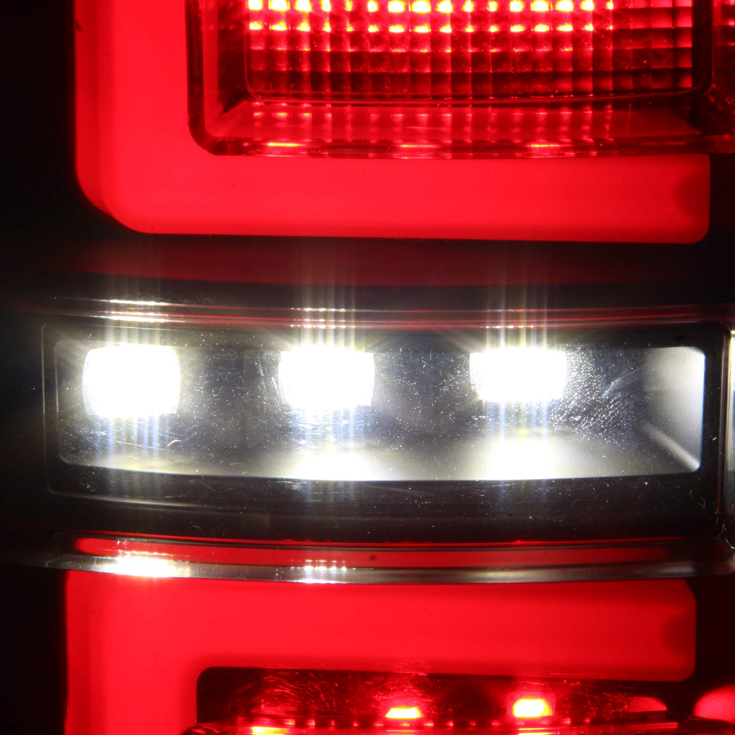 AKKON LED Tail Lights for 2016-2022 Toyota Tacoma - Black Tube Style Brake Lamps Pair with Housing - Upgrade Your Truck's Rear Lighting for Night Driving & Enhanced Safety