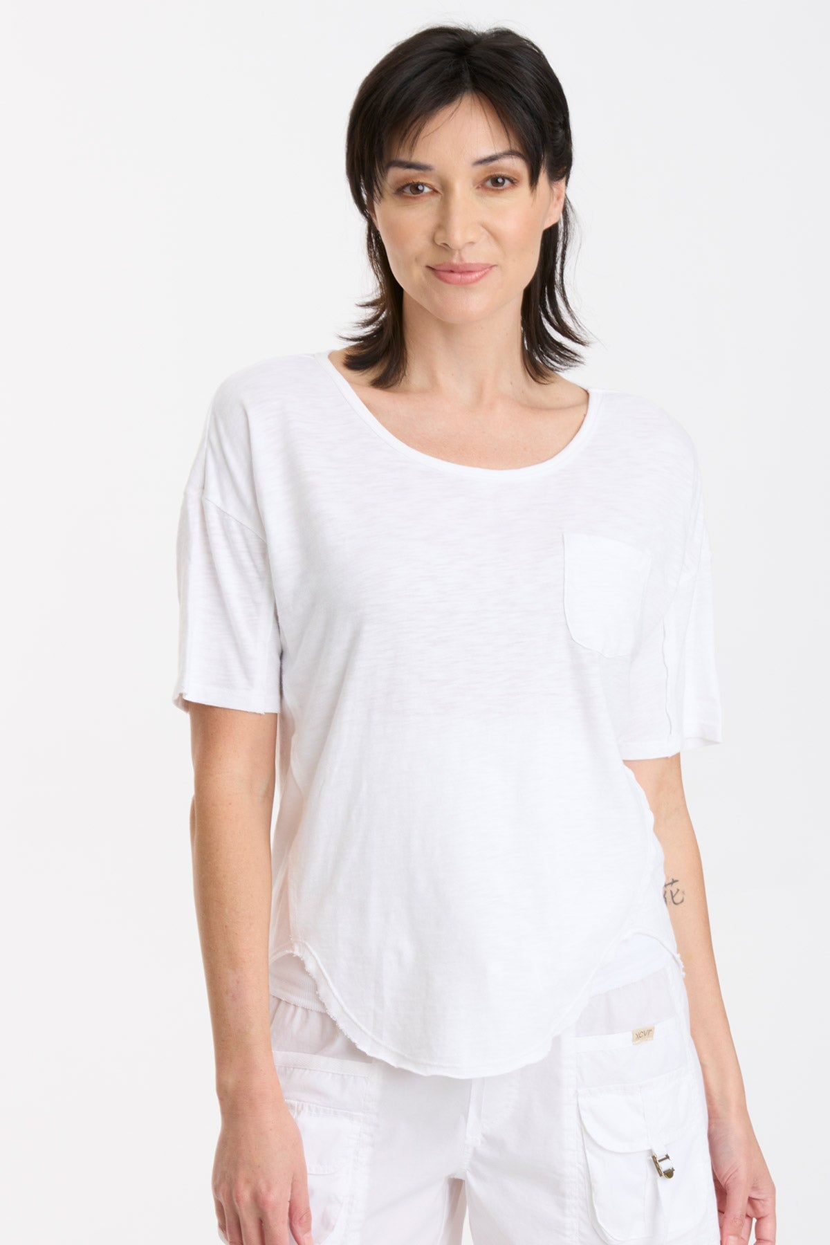 Duvall Tee White - Soft Cotton T-Shirt for Men & Women | Casual & Comfortable Everyday Wear | Perfect for Outdoors, Gym & Travel